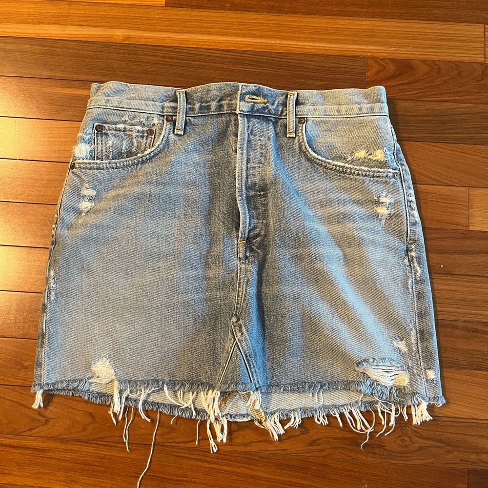 AGOLDE denim skirt